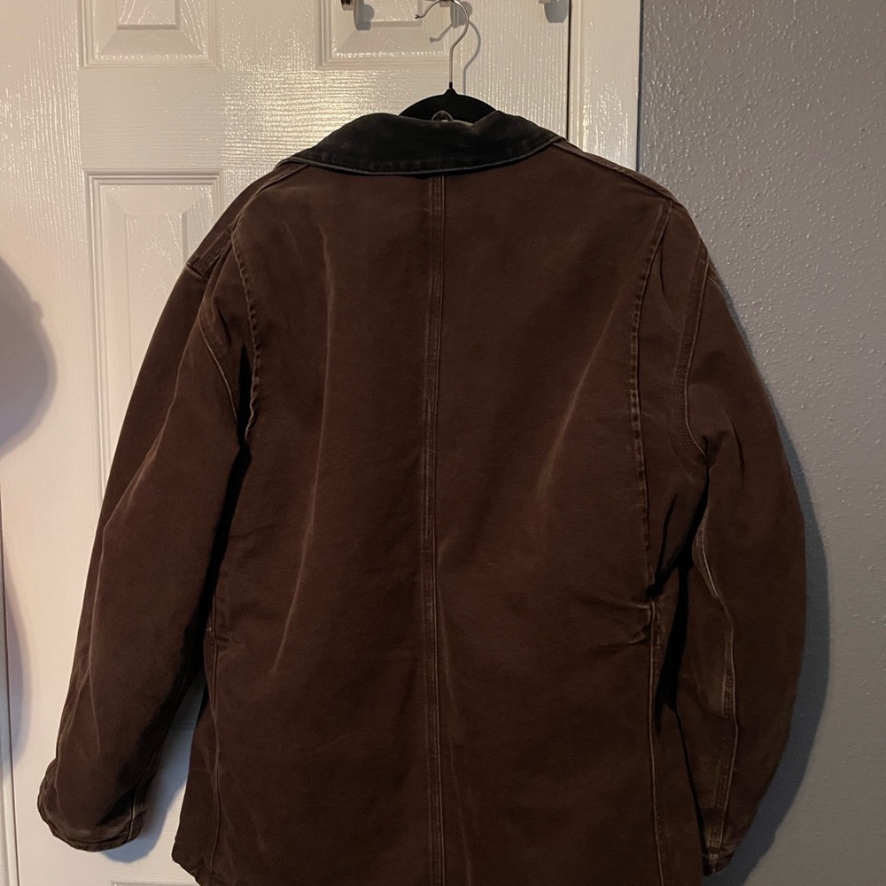 Carhartt Brown Canvas Detroit-Style Work Jacket - Picture 2 of 2